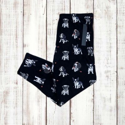 Women’s Capri Leggings Depot Puppy Print Plus Size 3X-4X NWT Stretchy High Waist